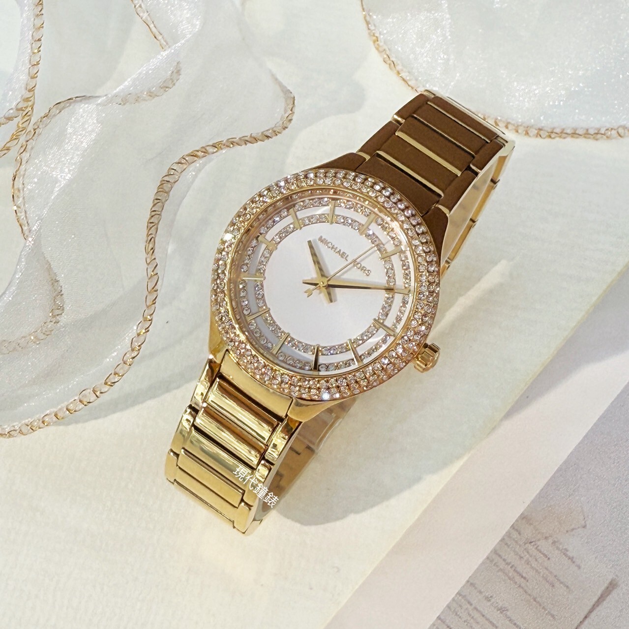 【MICHAEL KORS】晶鑽奢華女士腕錶 MK4941 33mm 現代鐘錶