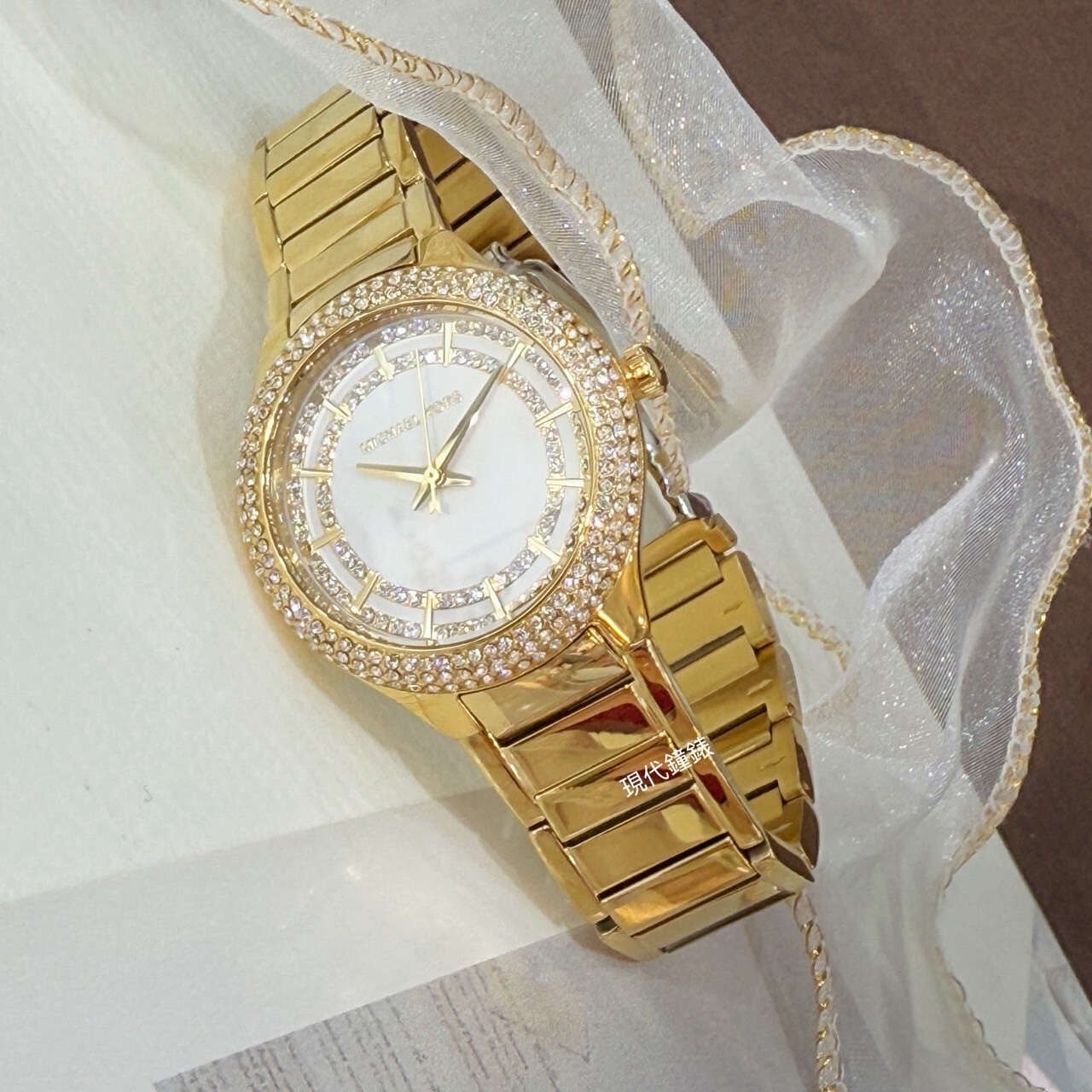 【MICHAEL KORS】晶鑽奢華女士腕錶 MK4941 33mm 現代鐘錶