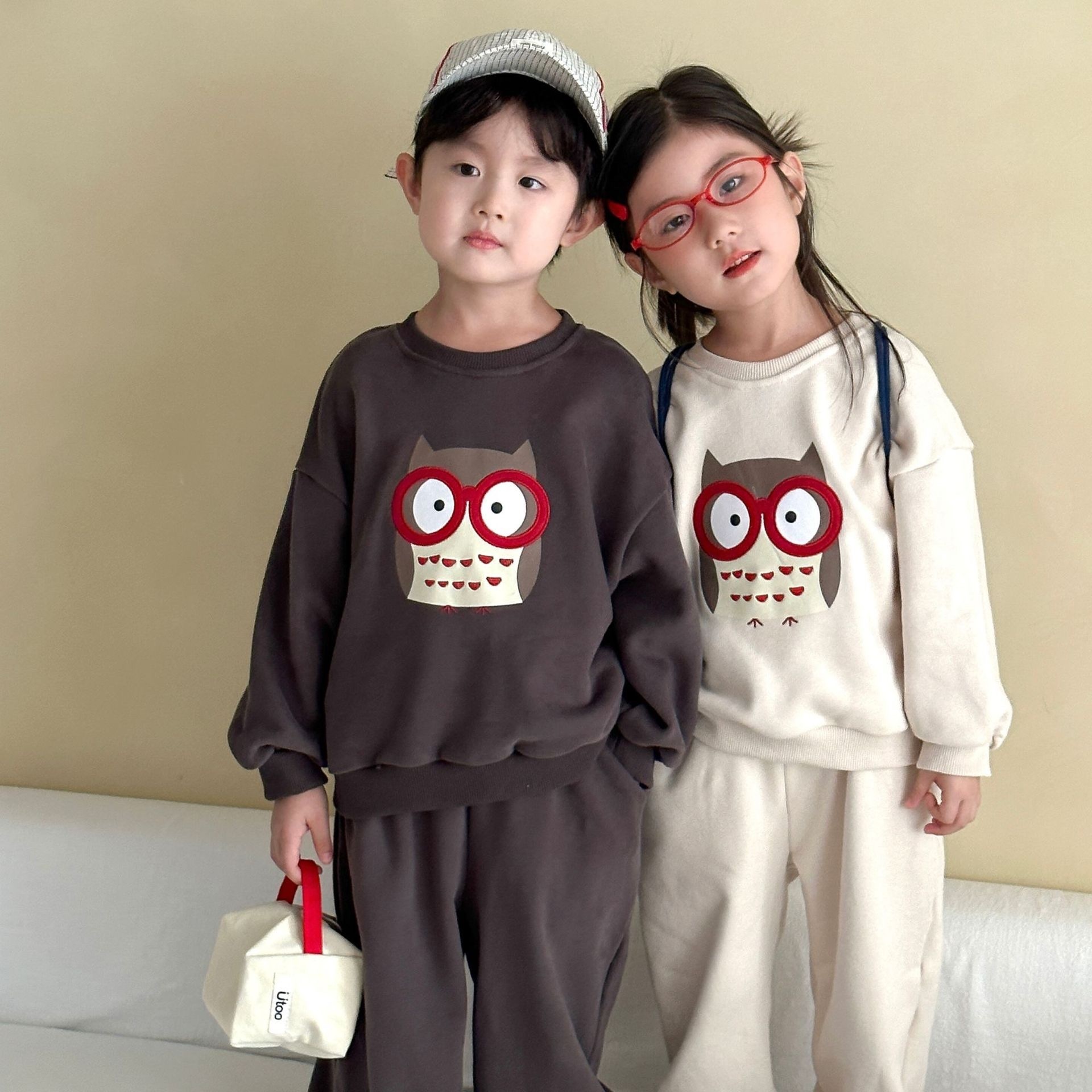 大眼睛貓頭鷹套裝