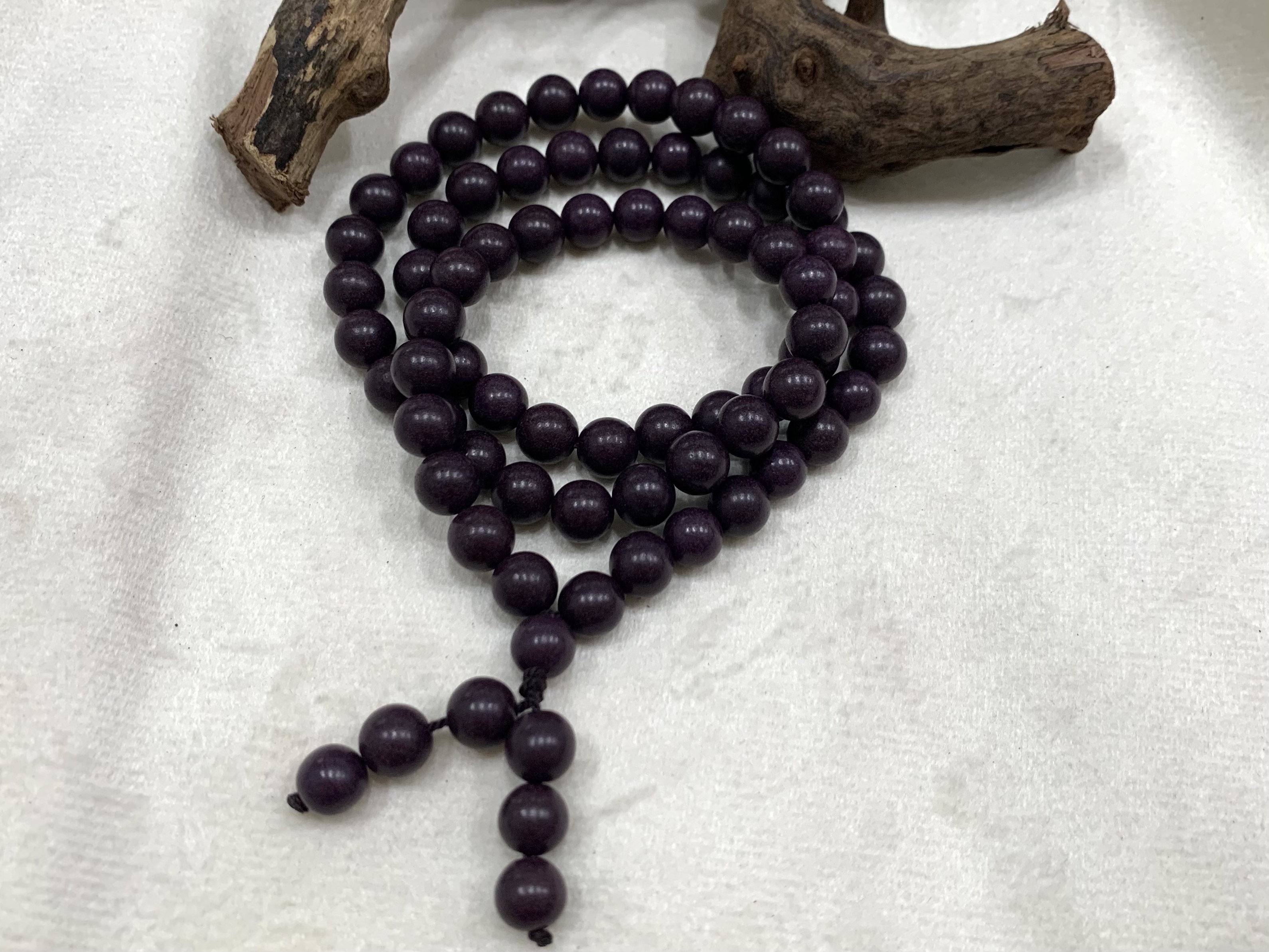 【現貨】LL1001717 紫氣東來驅寒活血香 70顆 8mm 素串三圈