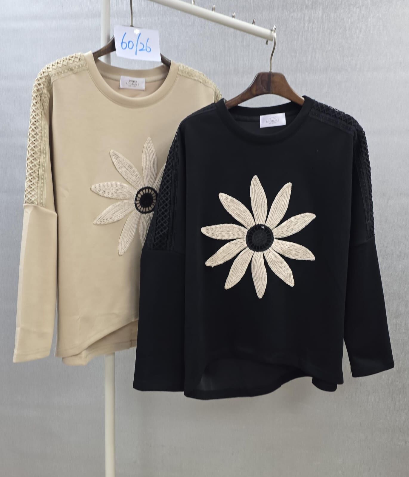 Cf604  花花圖案圍衣  胸60  長26