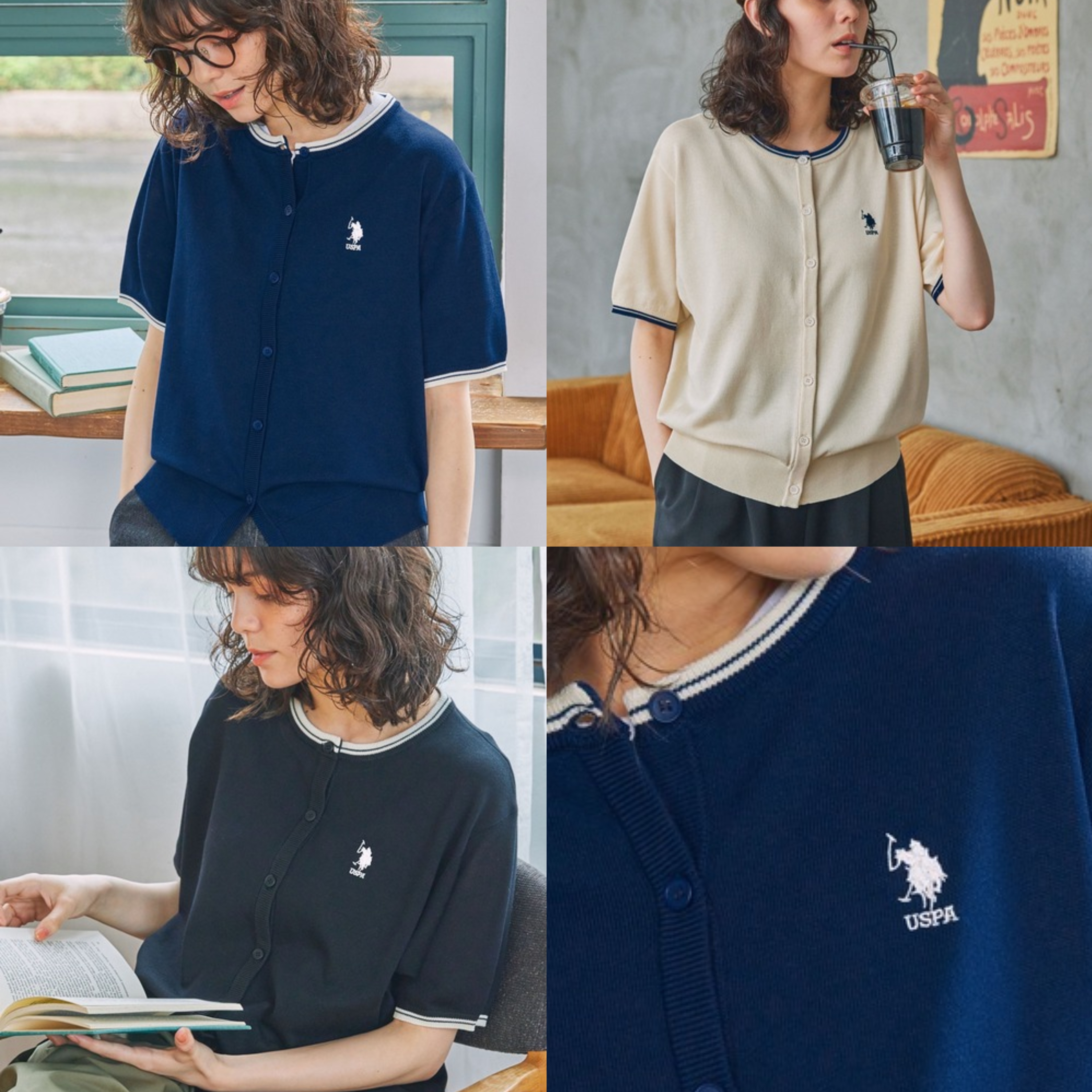 JP US POLO 針織短袖外套（P9 JP316）