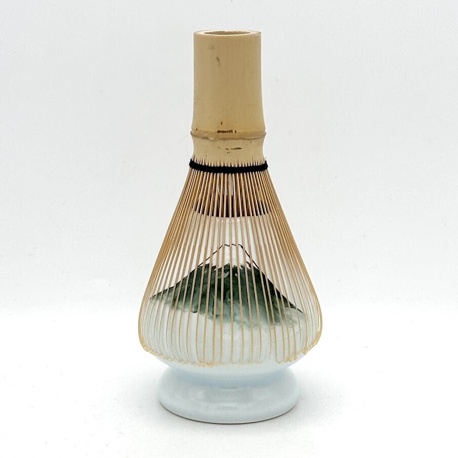 日本製 茶筅座 茶筅くせ直し 富士山 [傳統工藝士作]