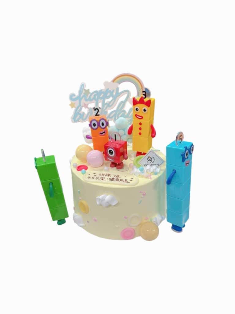 Number blocks主題蛋糕