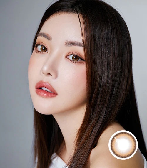 [日拋散光] Lensme Torica 1 Day EYE FOUR CAT Brown 隱形眼鏡｜10片