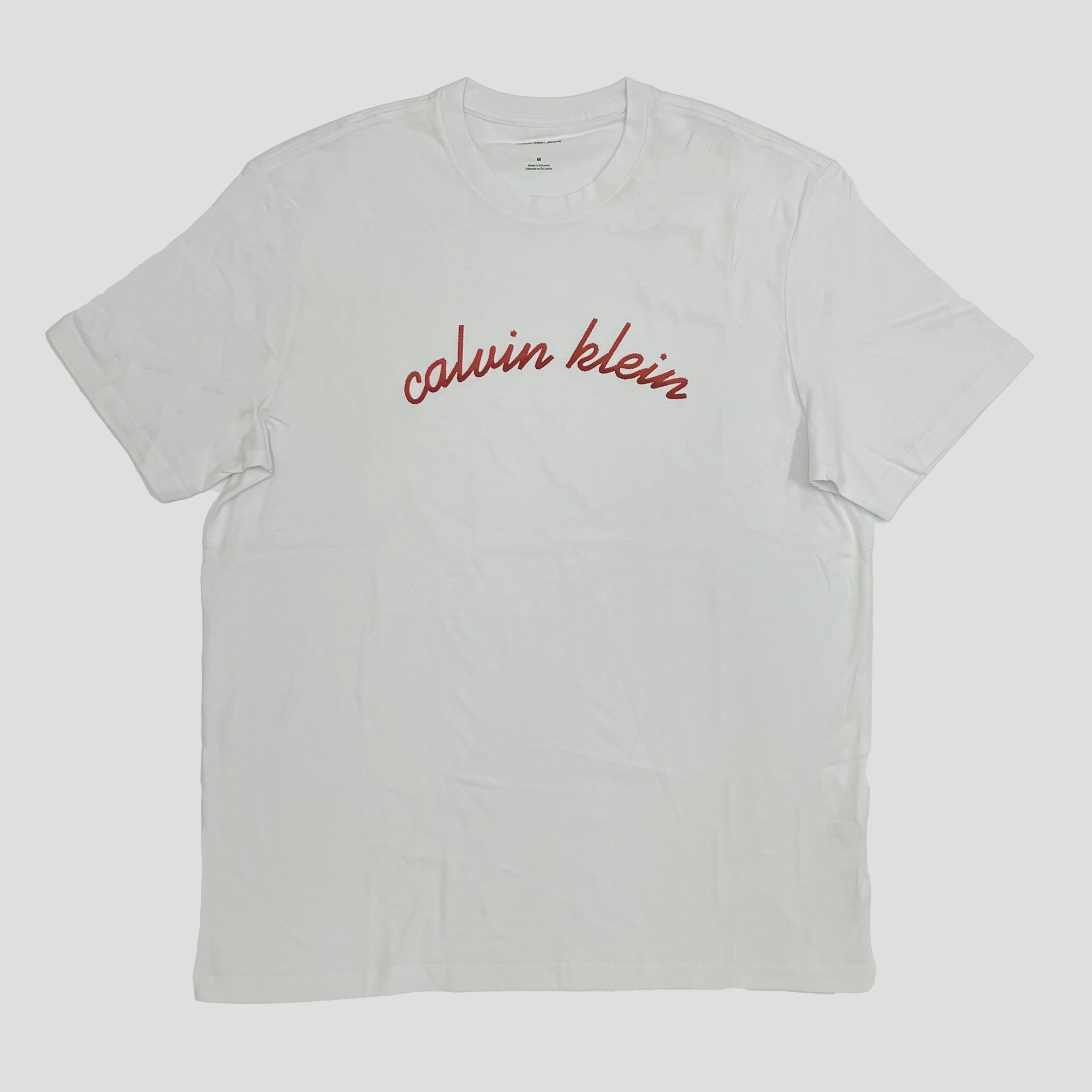 Calvin Klein 刺繡草寫字T-shirt