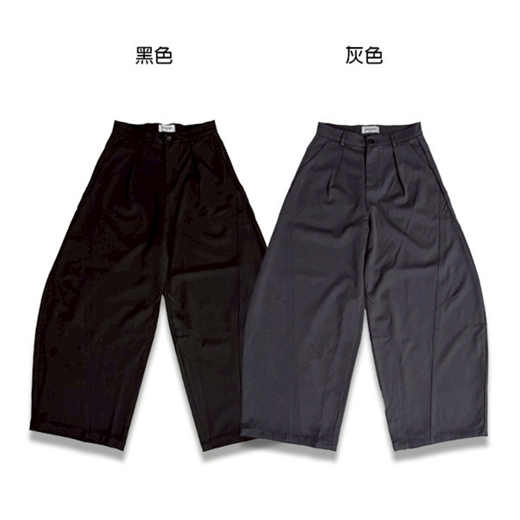 特殊剪裁西裝彎刀褲 垂墜感 質感抗皺