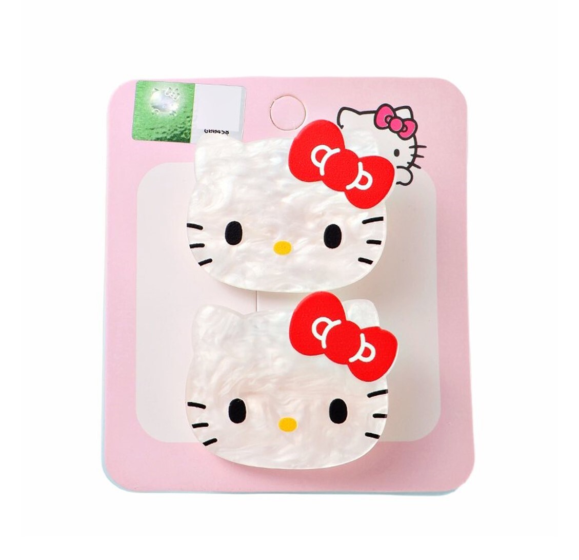 Hello Kitty Sanrio |幻彩貝殼紋髮夾套裝