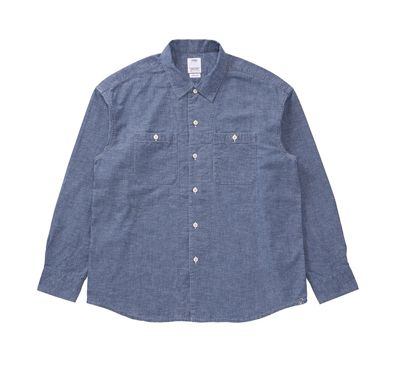 10/21 RE-STOCK: VISVIM 2025 A/W LUMBER CHAMBRAY SHIRT L/S - PRE ORDER ITEM (預訂中)