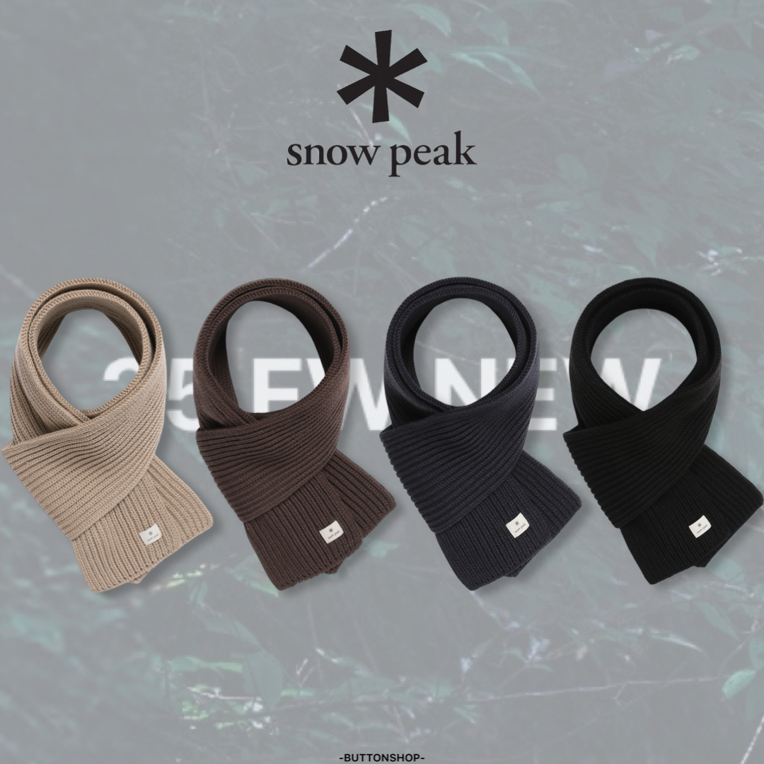 【現貨】snow peak Soft Muffler 針織 圍巾 S25WUFWA67