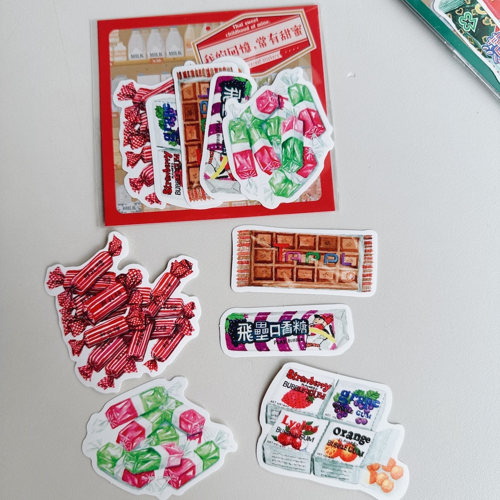 我的回憶，常有甜蜜 18入貼紙｜針線球