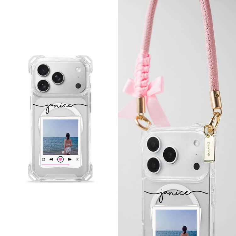 妳的美照 四角好掛殼 - 透明防摔掛繩殼 (MagSafe磁吸) iPhone手機殼