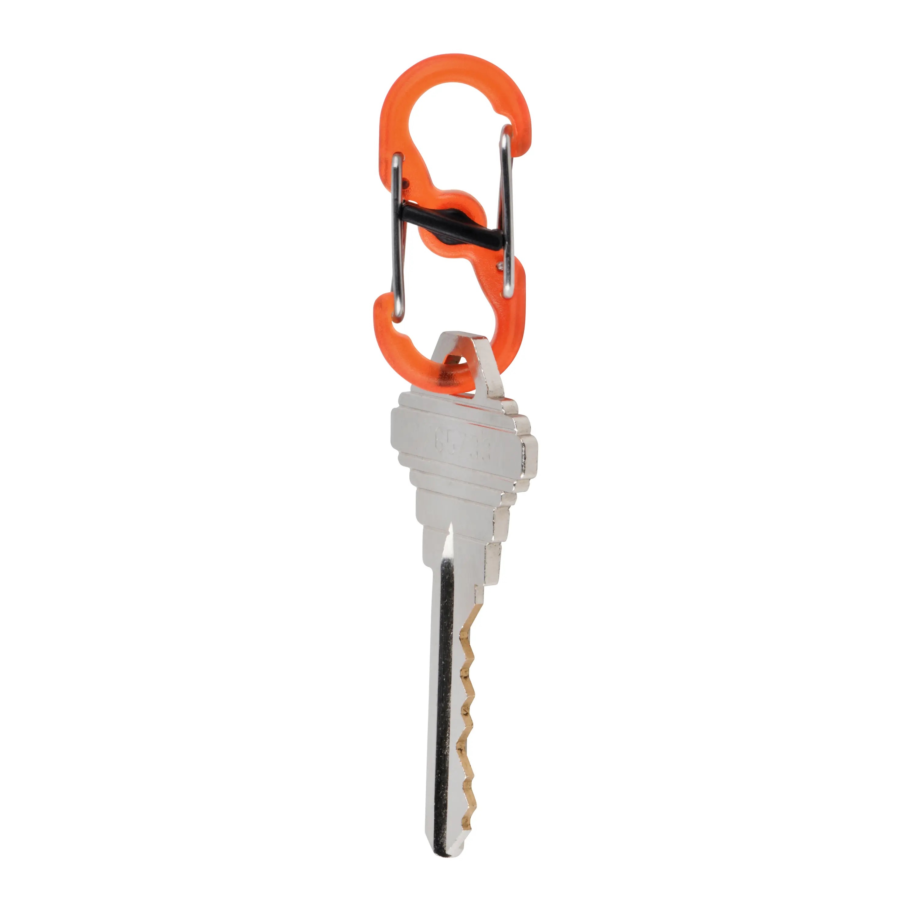 NITEIZE S-Biner 塑膠彩色 MICROLOCK：具鎖定功能S型8字扣環 單入