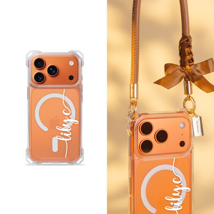 莉莉闆娘 四角好掛殼 - 透明防摔掛繩殼 (MagSafe磁吸) iPhone手機殼