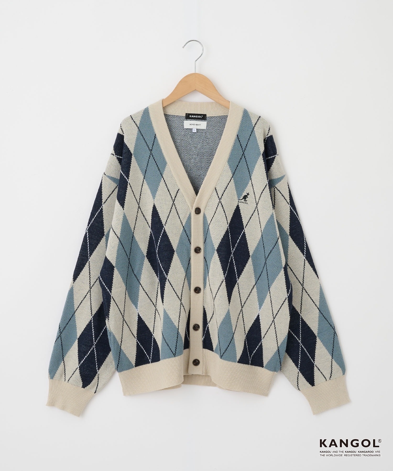 KANGOL / KNIT CARDIGAN