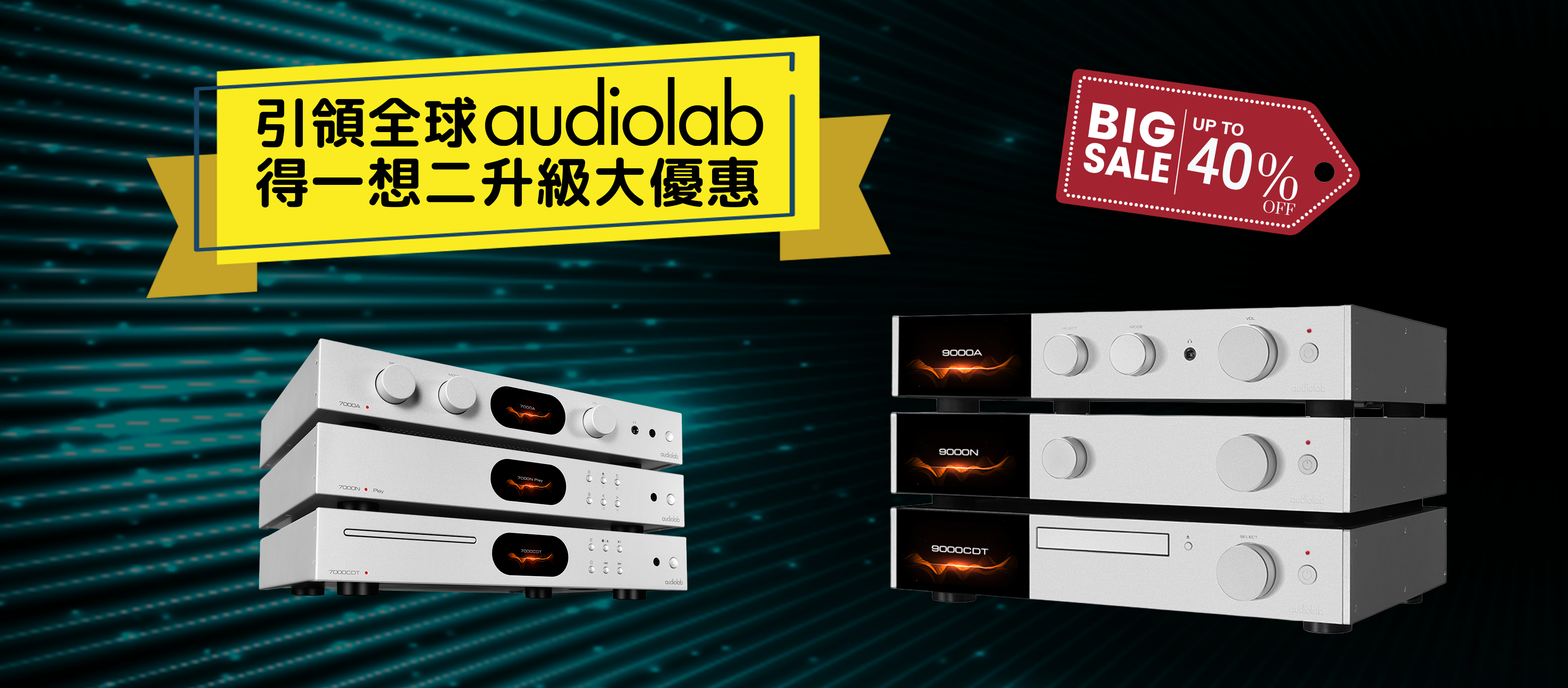 引領全球Audiolab得一想二升級大優惠