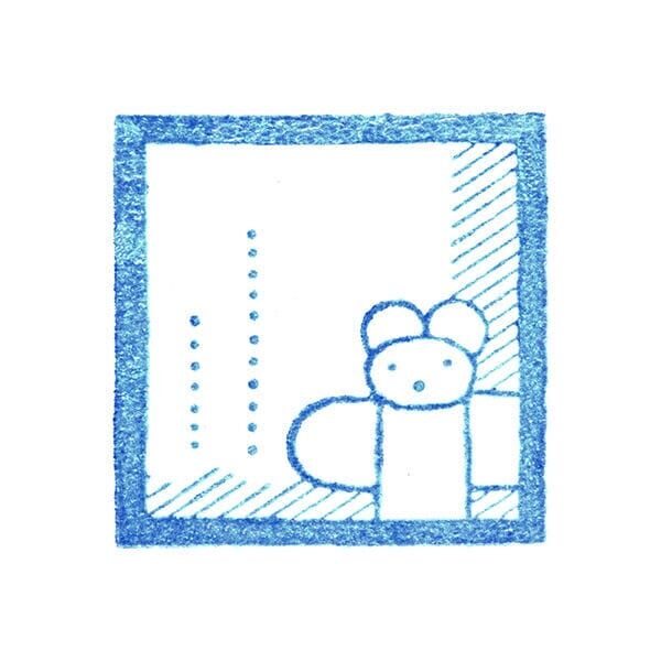 窗邊小熊 HITOTOKI 冰塊水晶印章 L尺寸 |日本KINGJIM