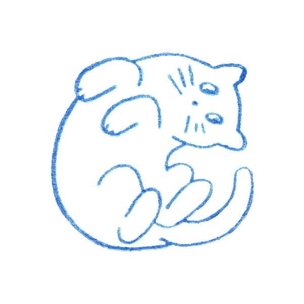 貓咪 HITOTOKI 冰塊水晶印章 L尺寸 |日本KINGJIM