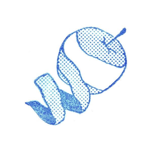 蘋果 HITOTOKI 冰塊水晶印章 L尺寸 |日本KINGJIM