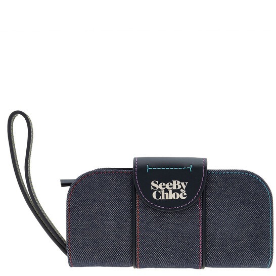 【預購】See By Chloe Laetizia H093056 長款折疊牛仔銀包