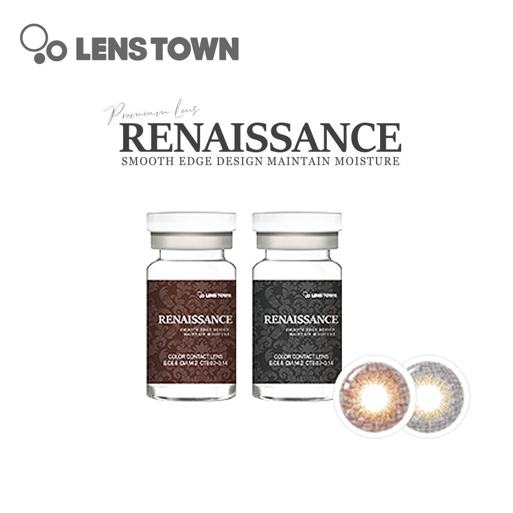 Lenstown Renaissance 3 Months 美瞳 彩色 季拋 隱形眼鏡 1片