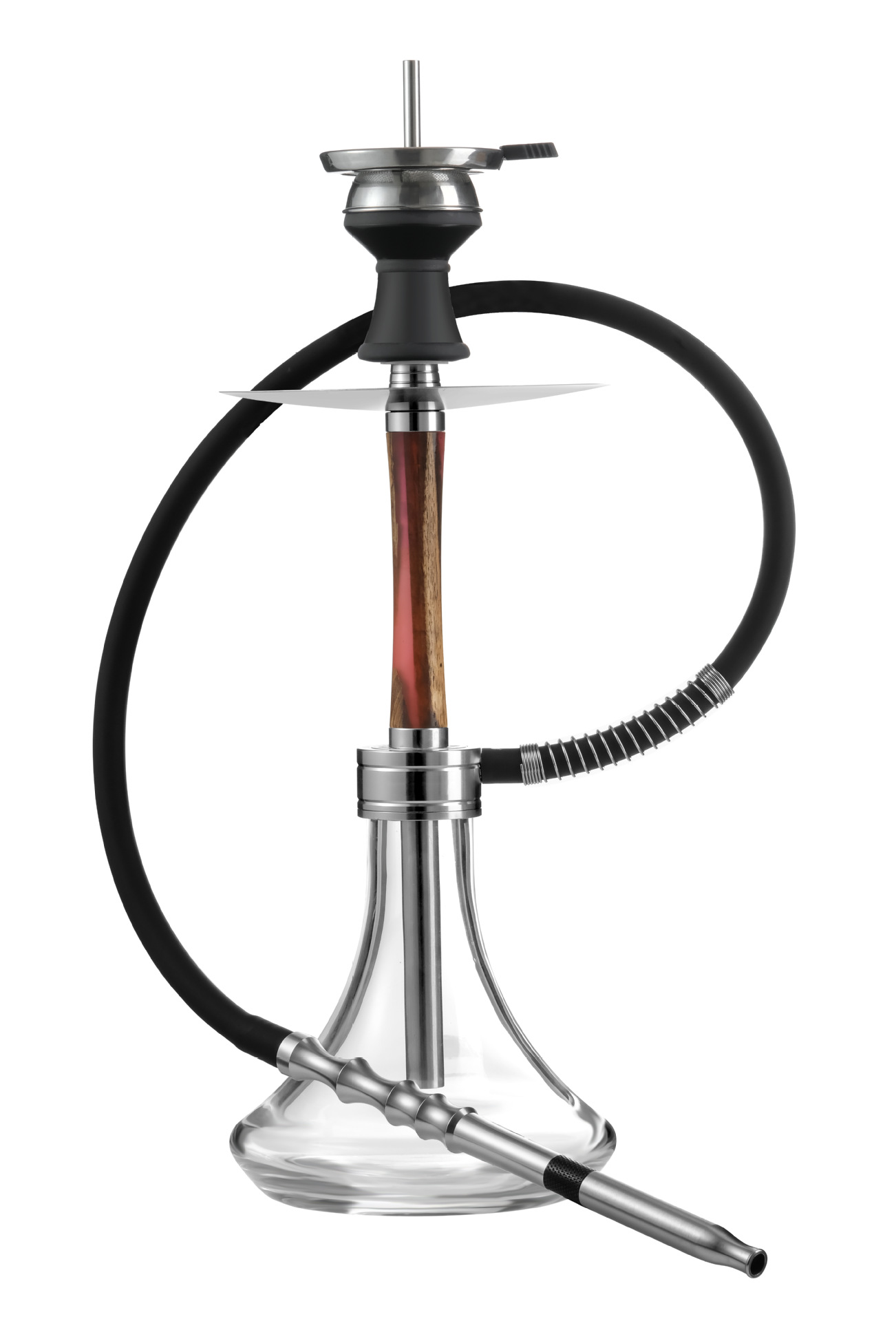 美國木紋鋁合金八孔阿拉伯水煙壺 Hookah - 水煙專用 50cm