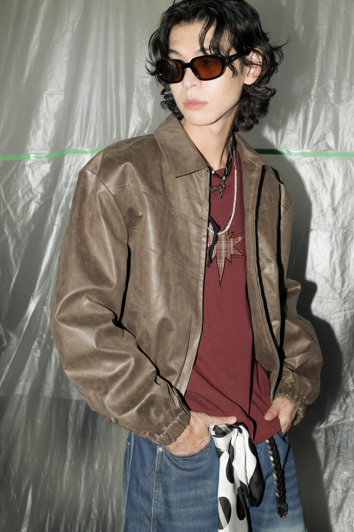 【Unisex】Dex Leather Jacket #皮外套