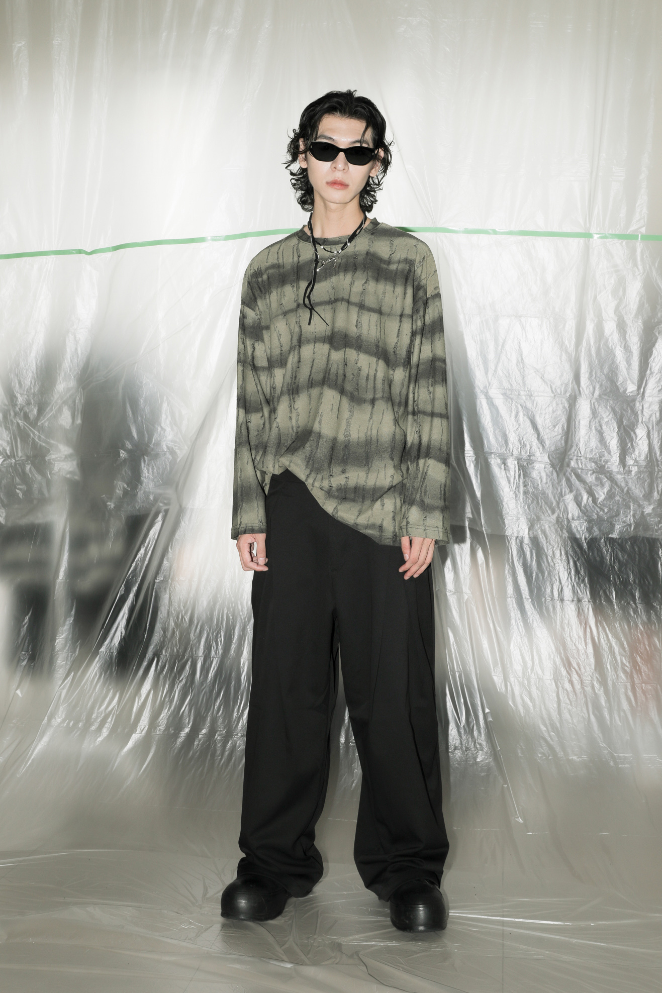 【Unisex】Spray Grunge Tee #上衣