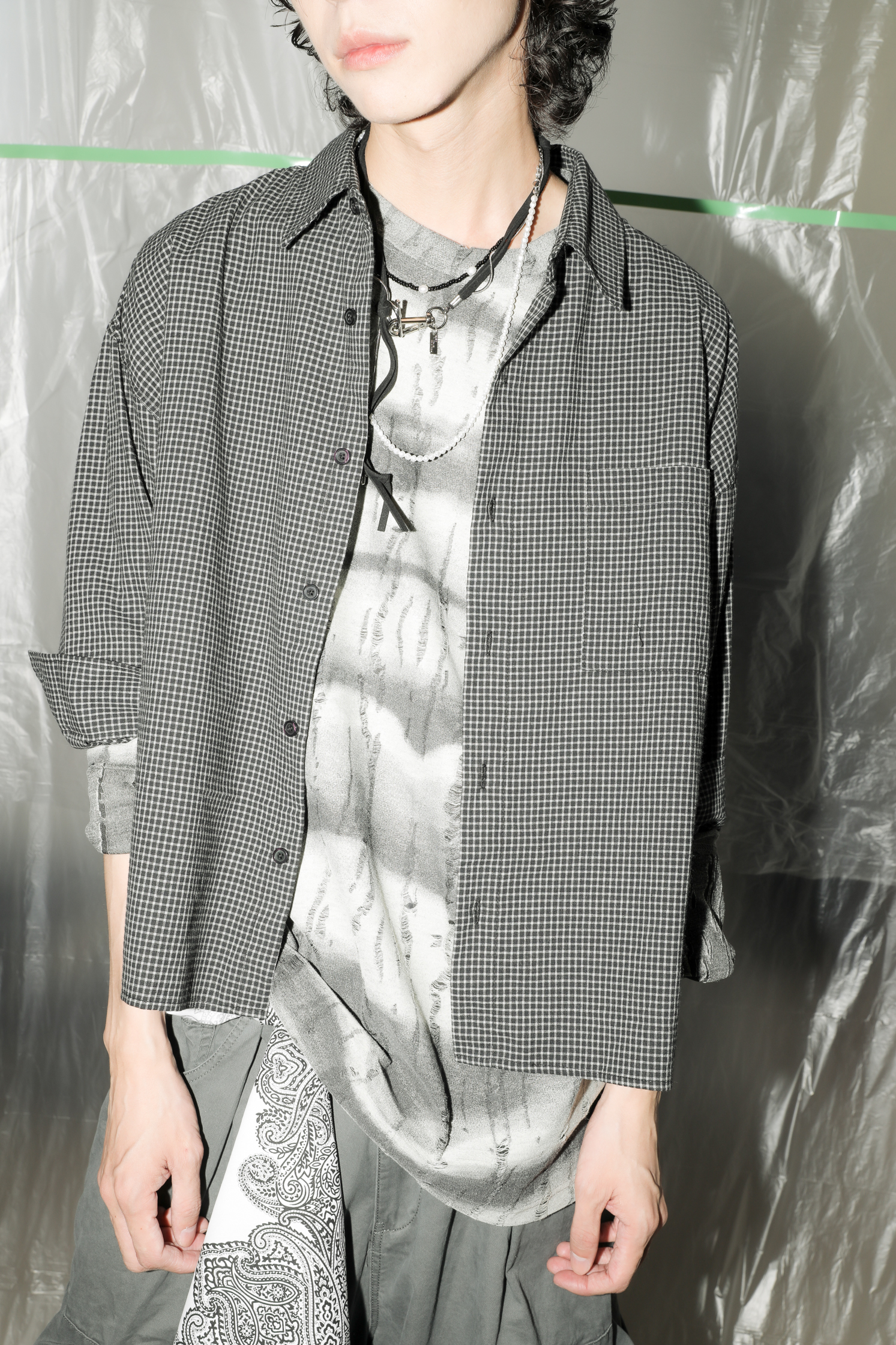 【Unisex】Spray Grunge Tee #上衣