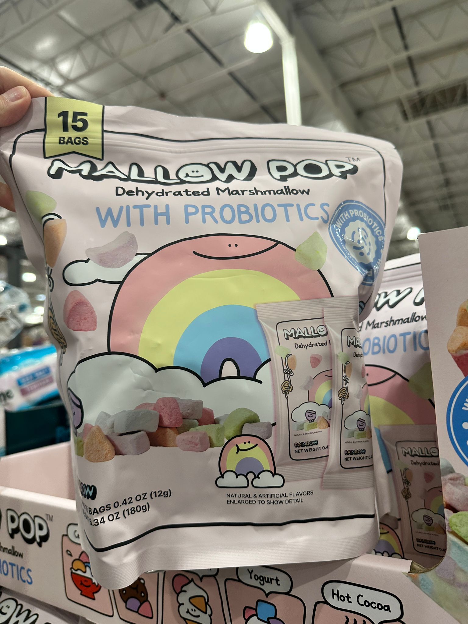 【預購】MALLOW POP  H093065 彩虹益生菌脆脆糖 (15小包)