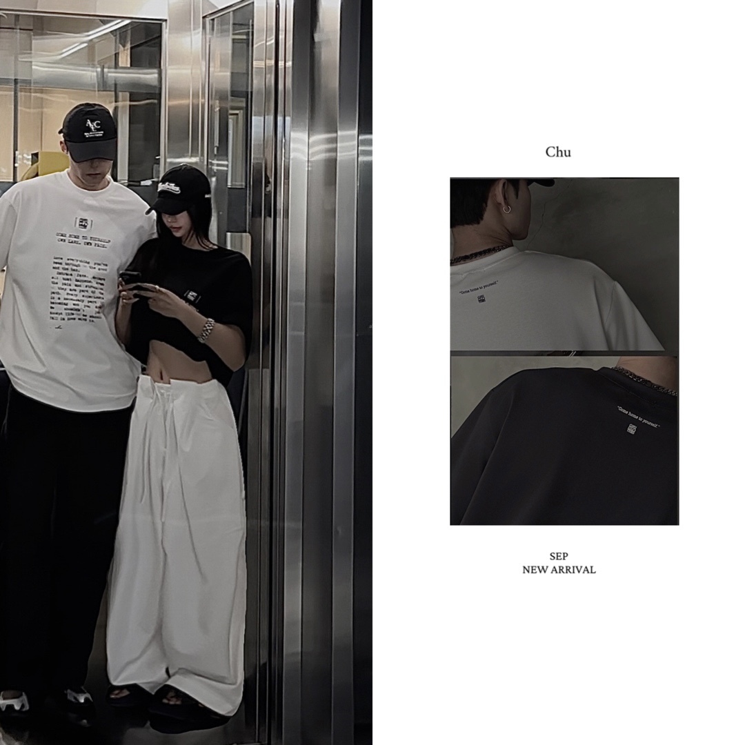 Sep【9.30 PM18:00】𝙘𝙝𝙪-𝙢𝙖𝙙𝙚-訂製款｜歸心系列・宣言｜Statement Tee