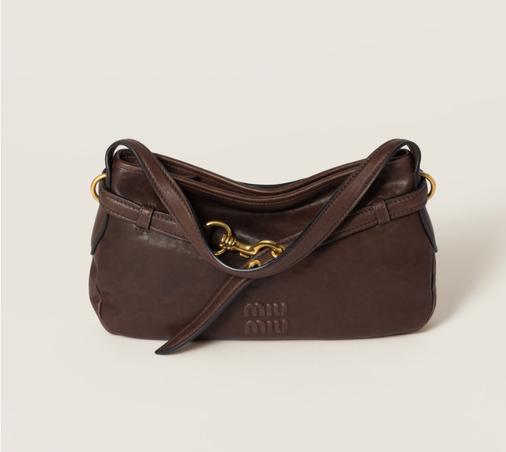 Miu Miu Aventure Nappa Leather Bag