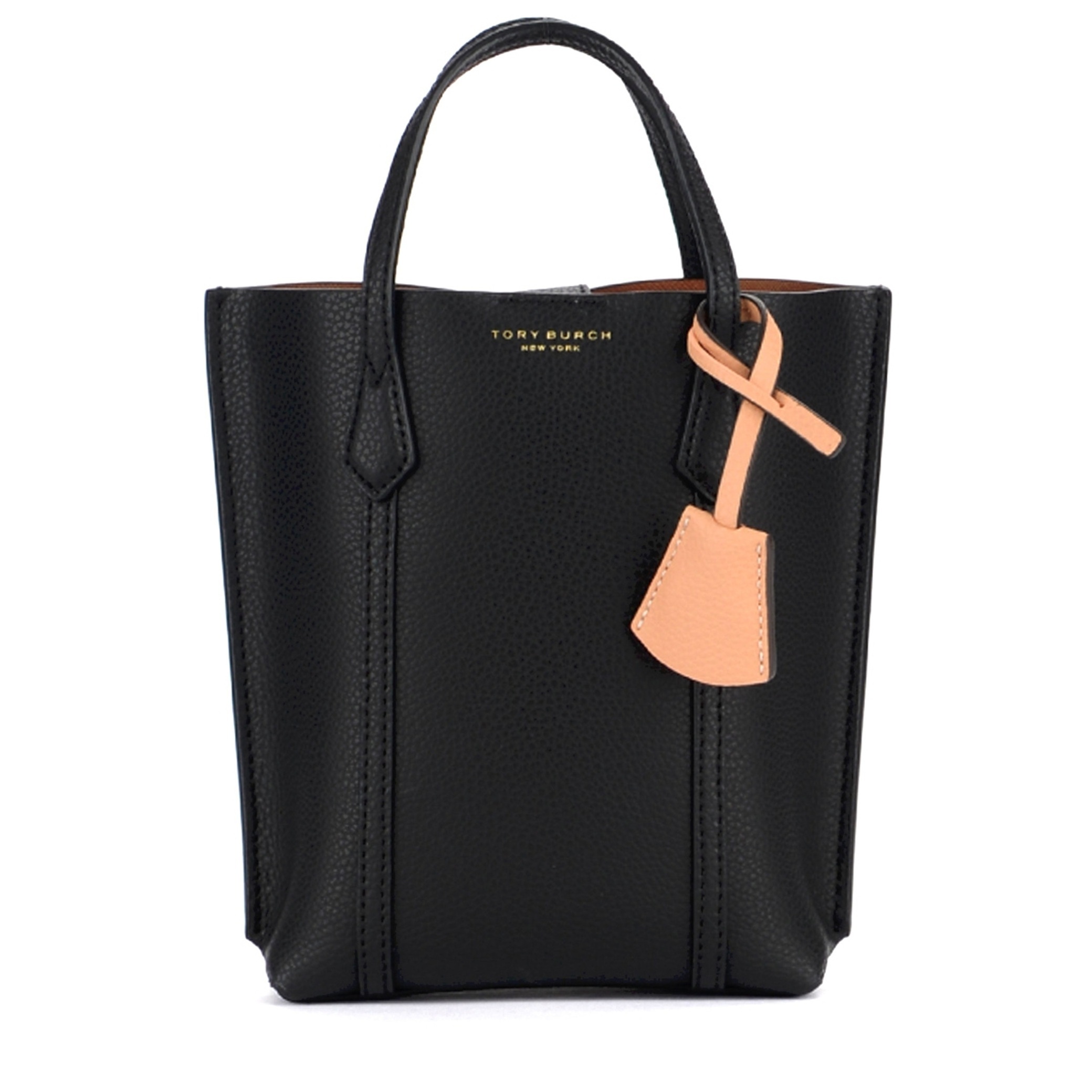 [E] TORY BURCH Perry Mini N/S Tote, Black, 142616-001 (ETB29)