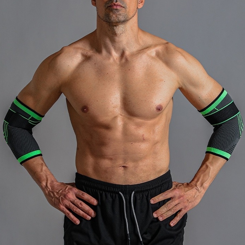 護肘 運動護具 加壓固定 綁帶護具 健身 籃球 手肘保護套 059