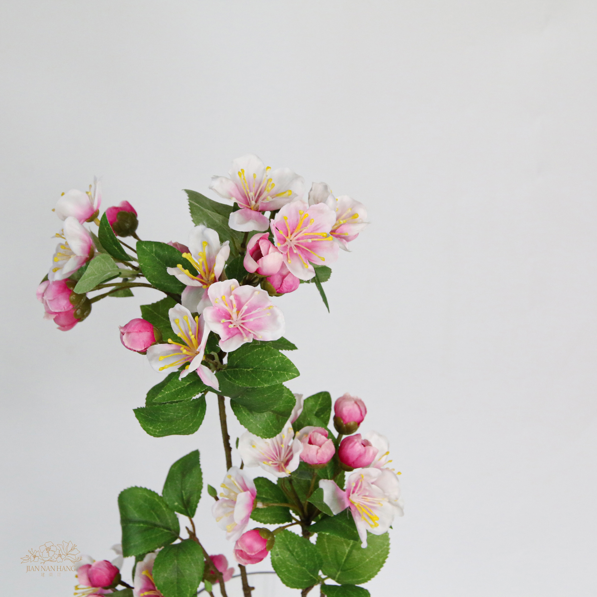 人造花 三叉櫻花 白桃粉