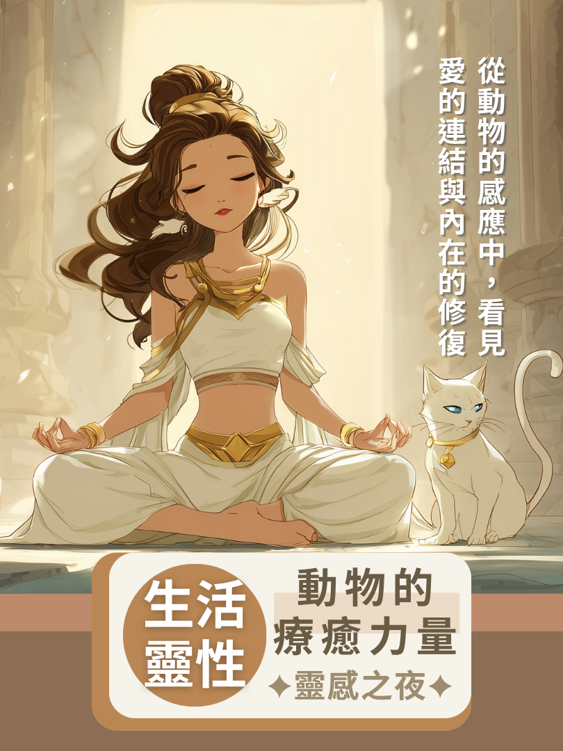 【生活靈性】10/23—動物的療癒力量・靈感之夜