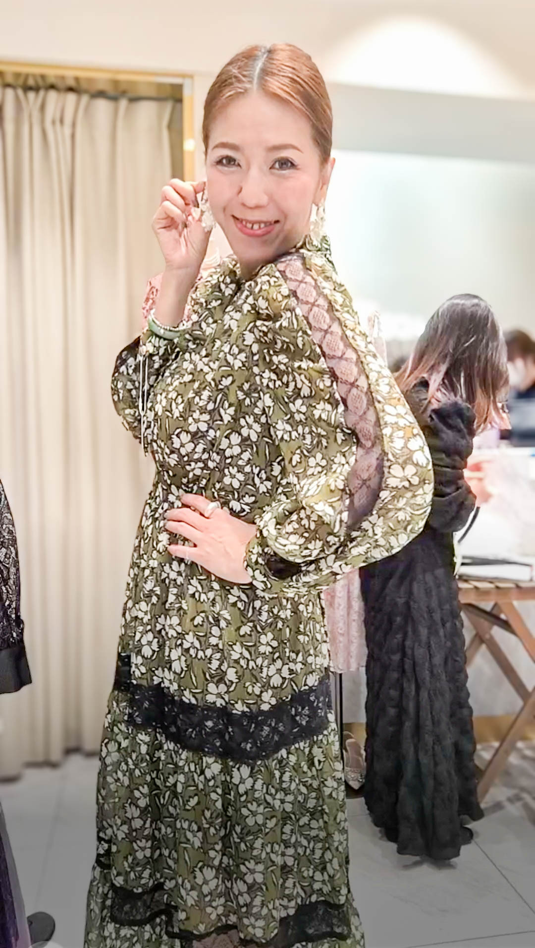 🥰K1367  ▶️花花洋裝 👉B:106cm W:cm H:cm L:116cm