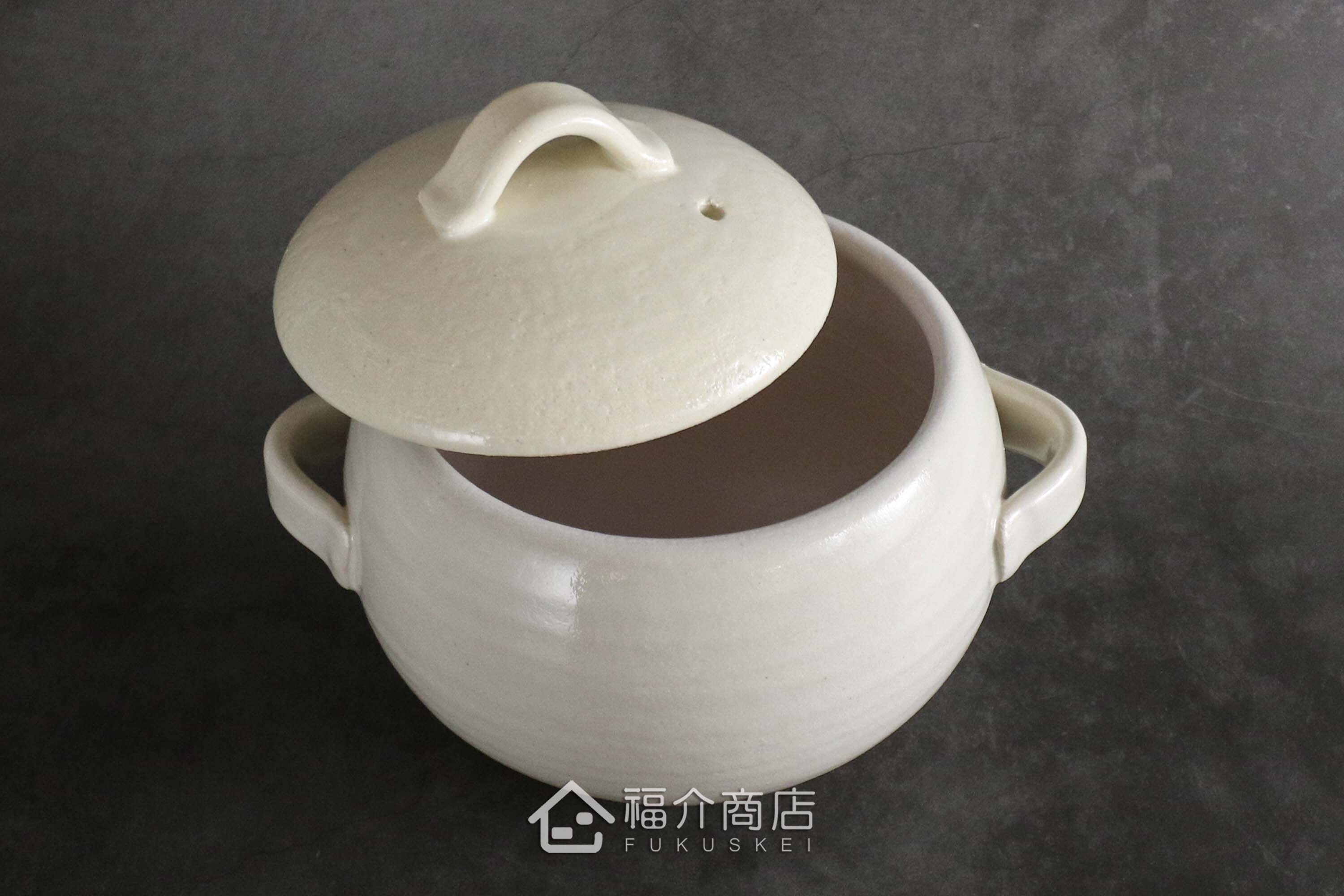 煮飯用陶瓷材質的飯鍋
