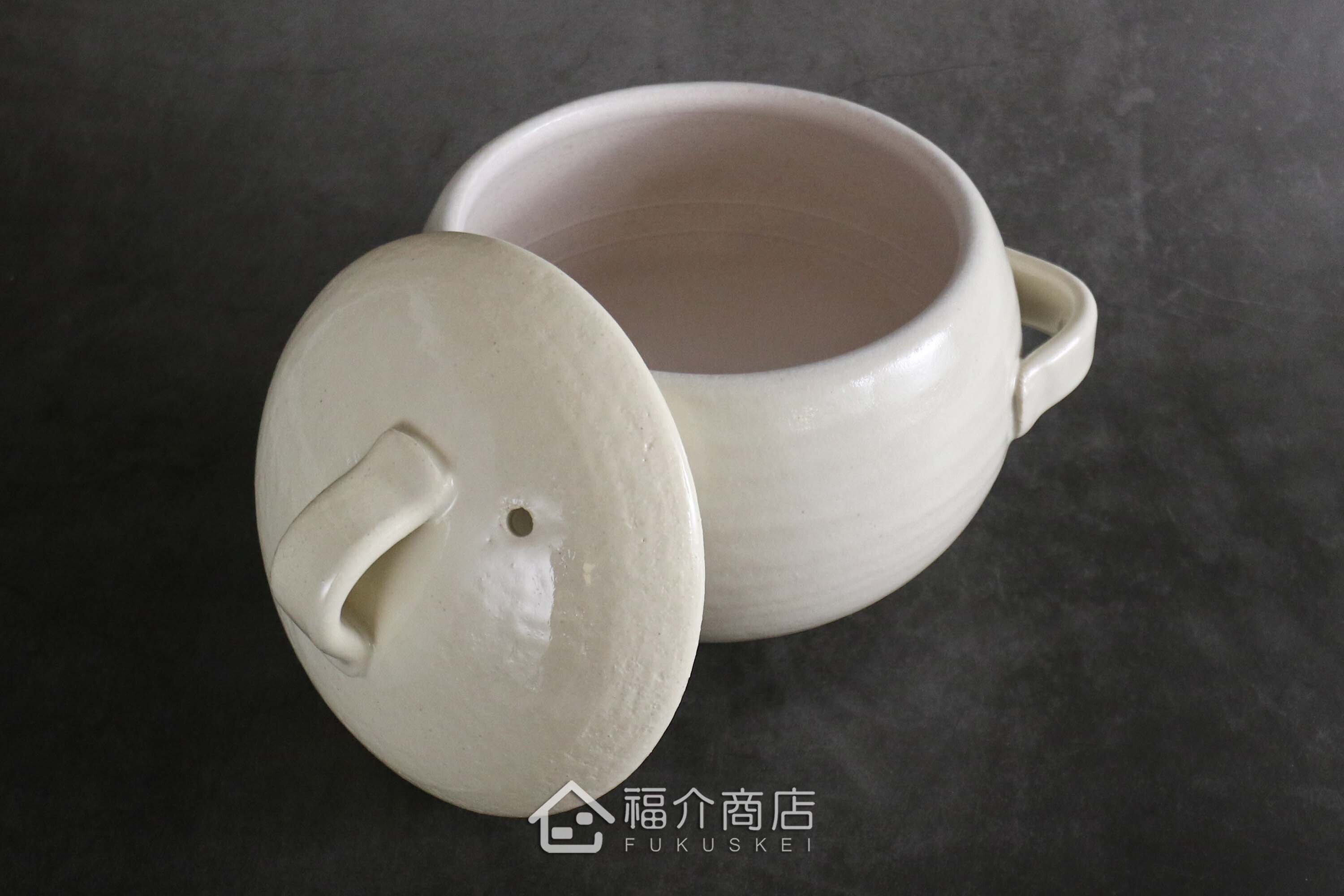 煮飯用陶瓷材質的飯鍋