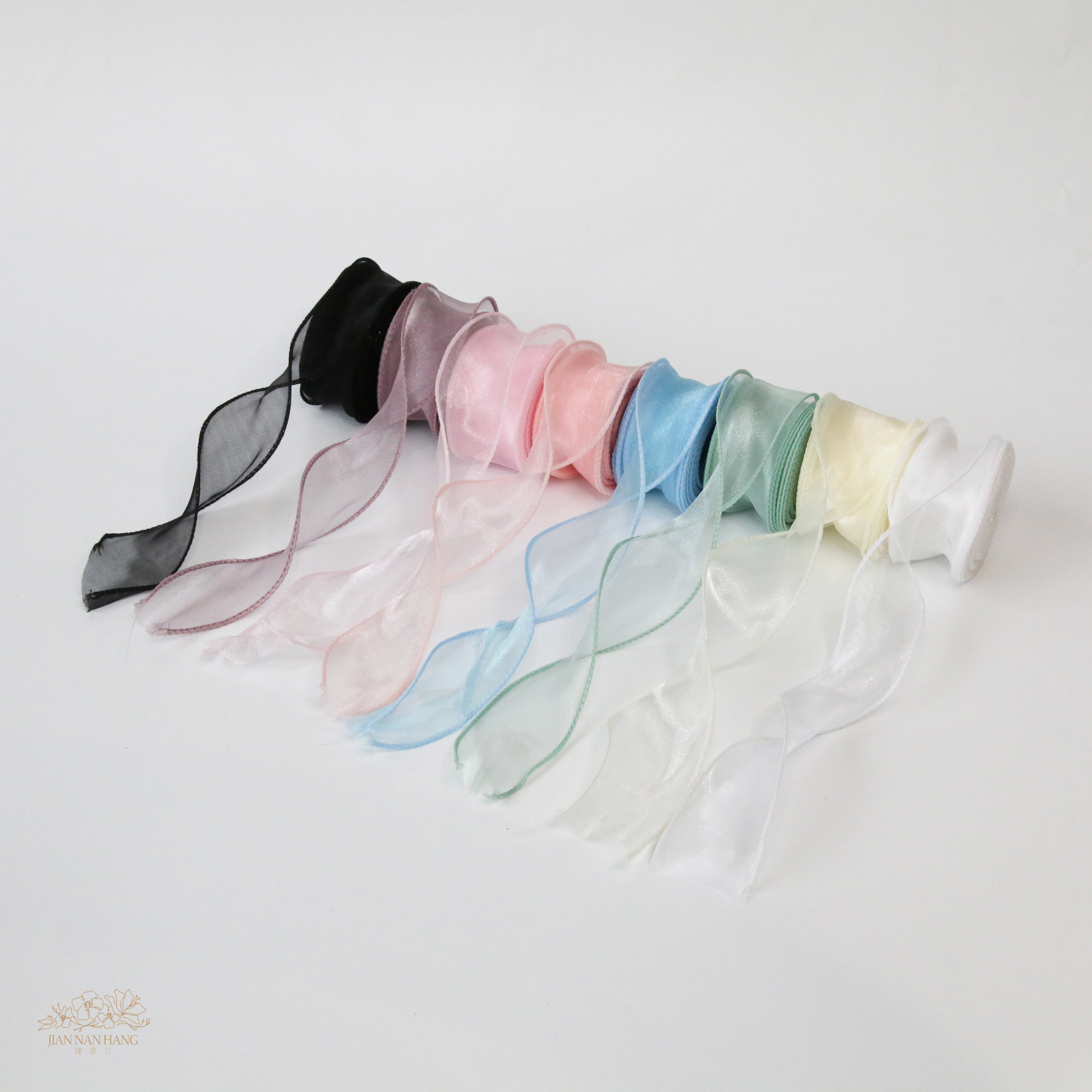 包裝 魚尾紗緞帶 8色