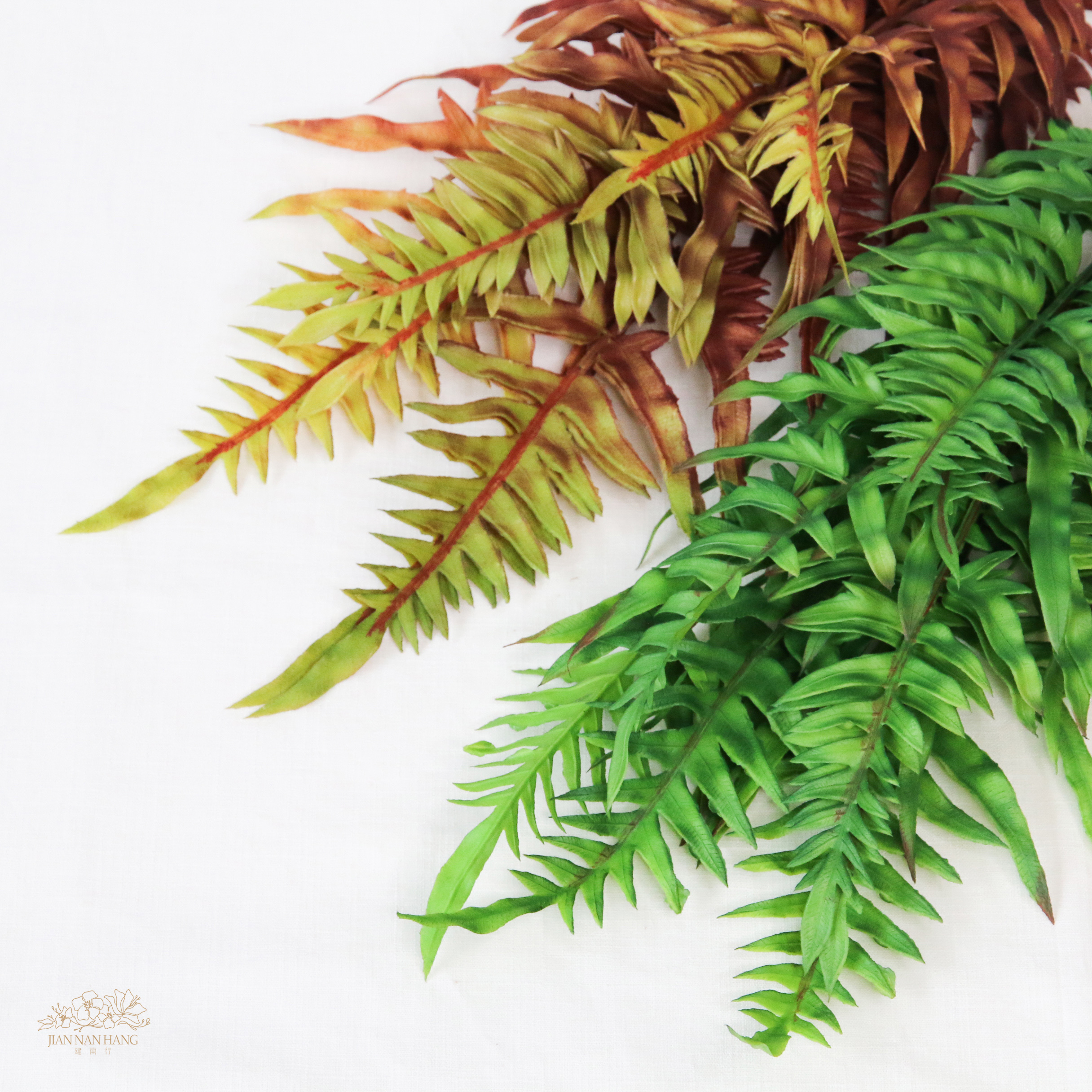 人造葉 手扎8片4角葉 3色