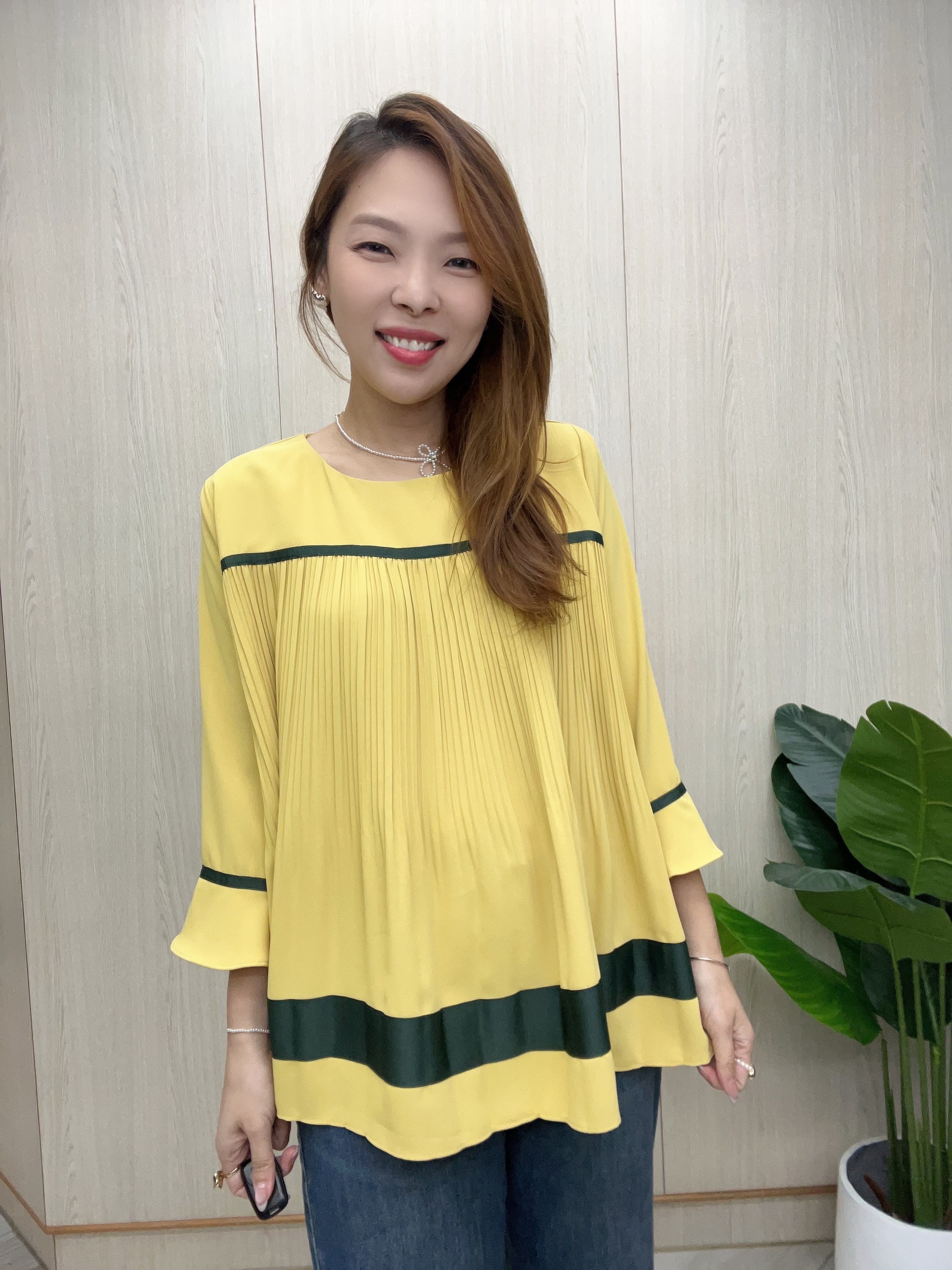 韓國高質百摺 Gate top~105X