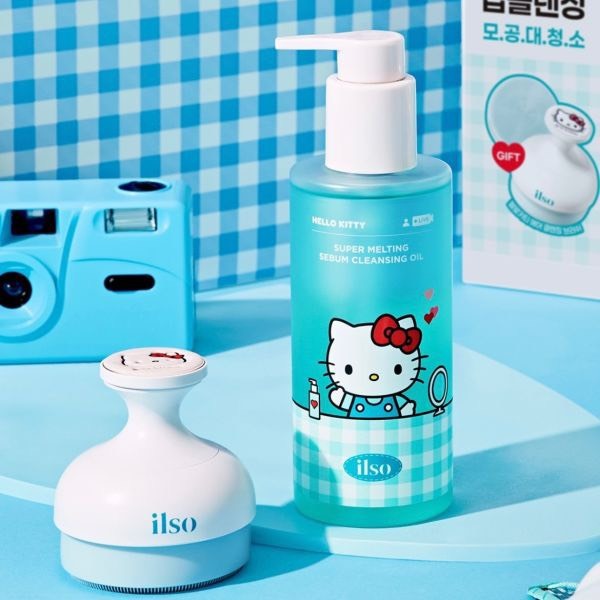 韓國ilso × HELLO KITTY限定聯名深層毛孔淨化卸妝油套組