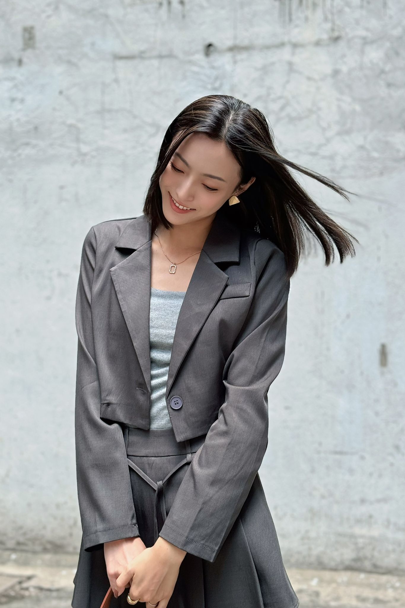 SET#7750 🤍Crop 兩件set