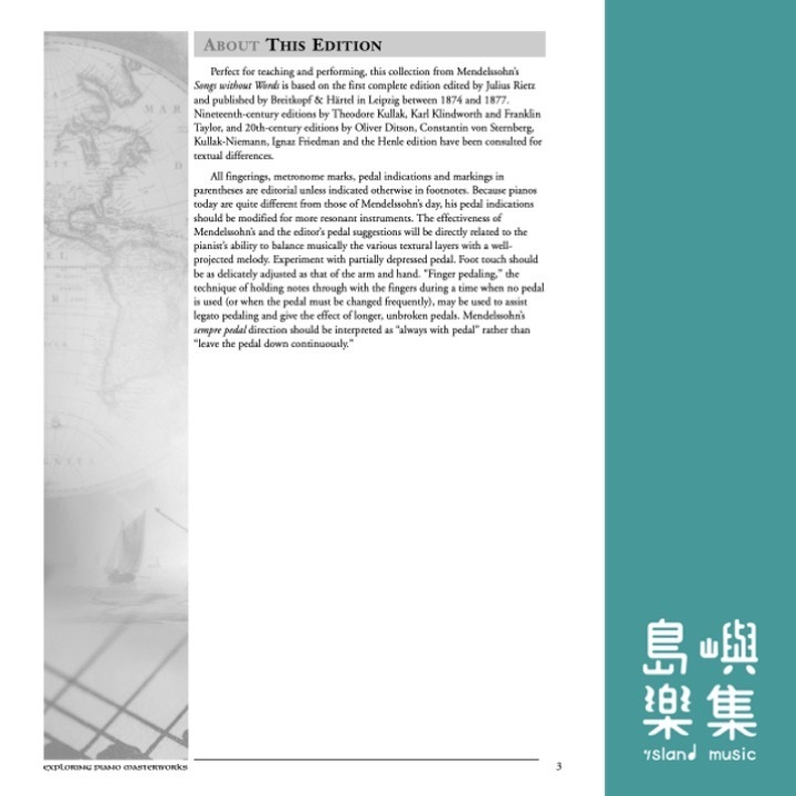 Mendelssohn | Exploring Piano Masterworks: Songs without Words (5 Selections)