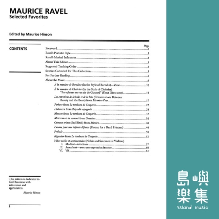 Ravel: Selected Favorites