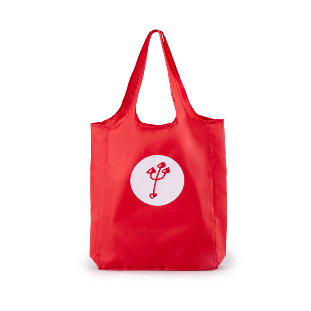 小惡魔頭購物袋-紅色