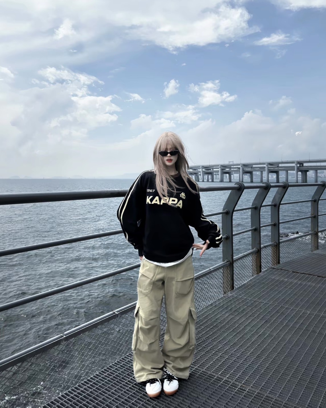 #預購 KAPPA 1916系列 美式 復古 運動 圓領長踢 三色