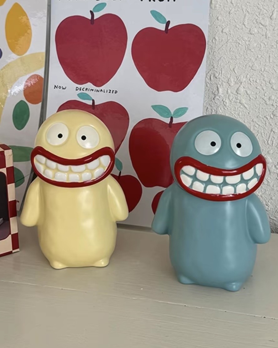 <不夠醜不用🤤> 大嘴怪陶瓷杯 情侶水杯