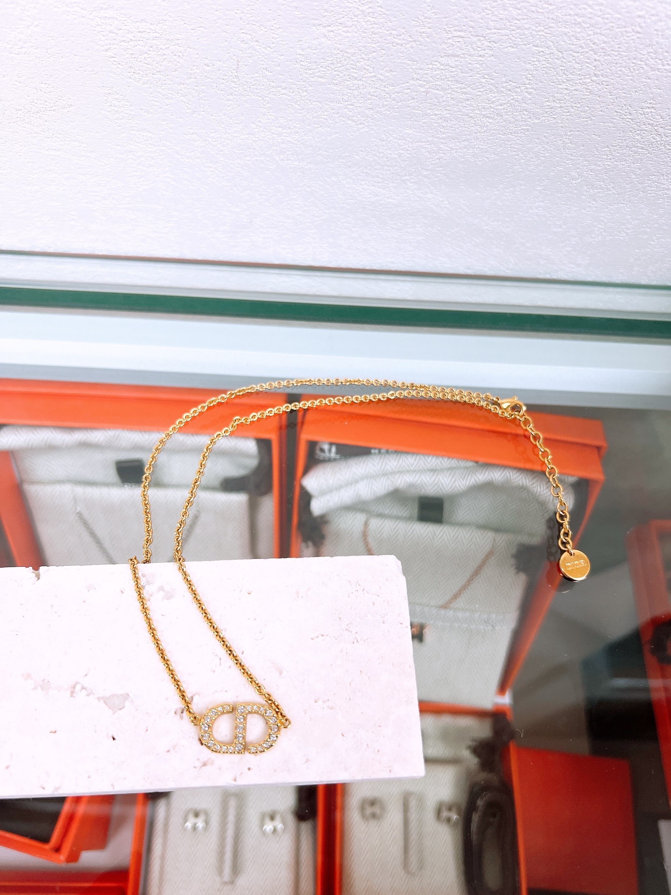 Dior petit CD necklace